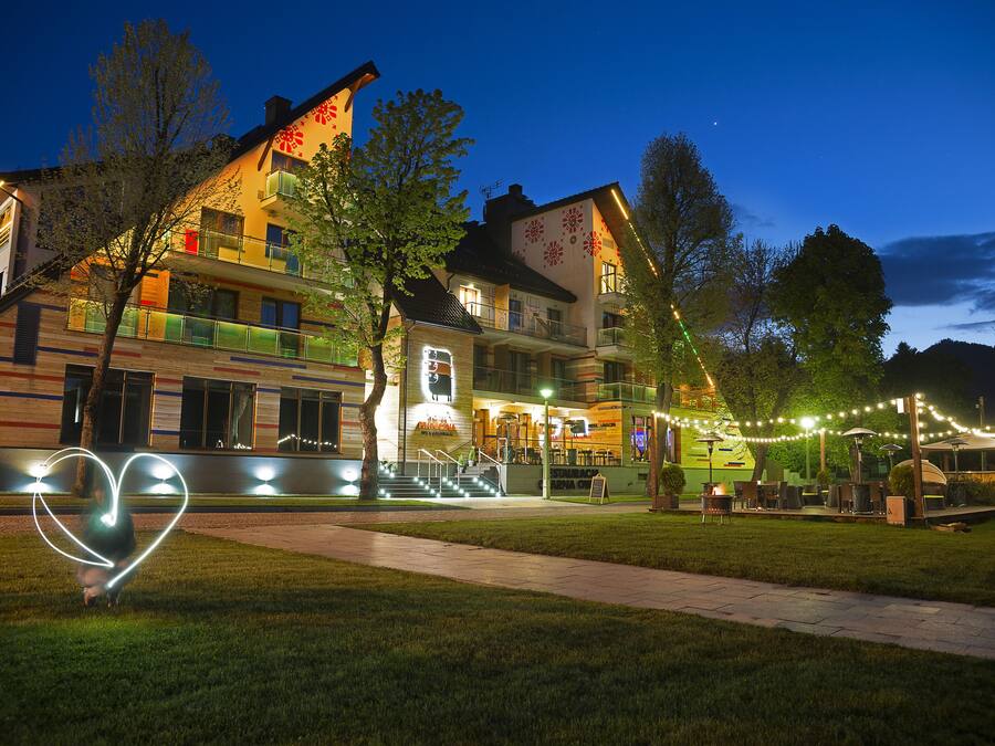 Voorkant van accommodatie