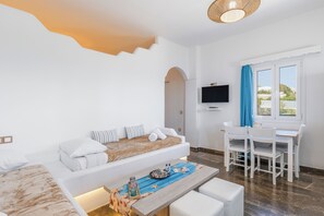 One-Bedroom Apartment | Living area