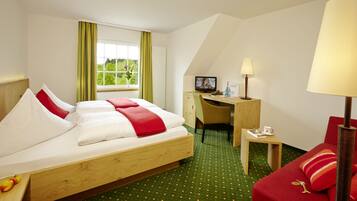 Doppelzimmer, Nichtraucher, mit Bad (Country style) | Allergikerbettwaren, Schreibtisch, Bügeleisen/Bügelbrett