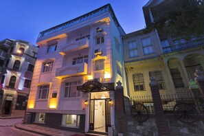 Front of property – evening/night