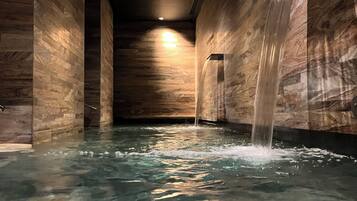 Bilik rawatan pasangan, sauna, rawatan badan, hidroterapi, aromaterapi