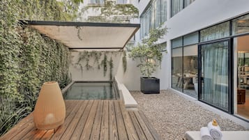 Suite, 1 King-Bett, eigener Pool (Zen) | Terrasse/Patio