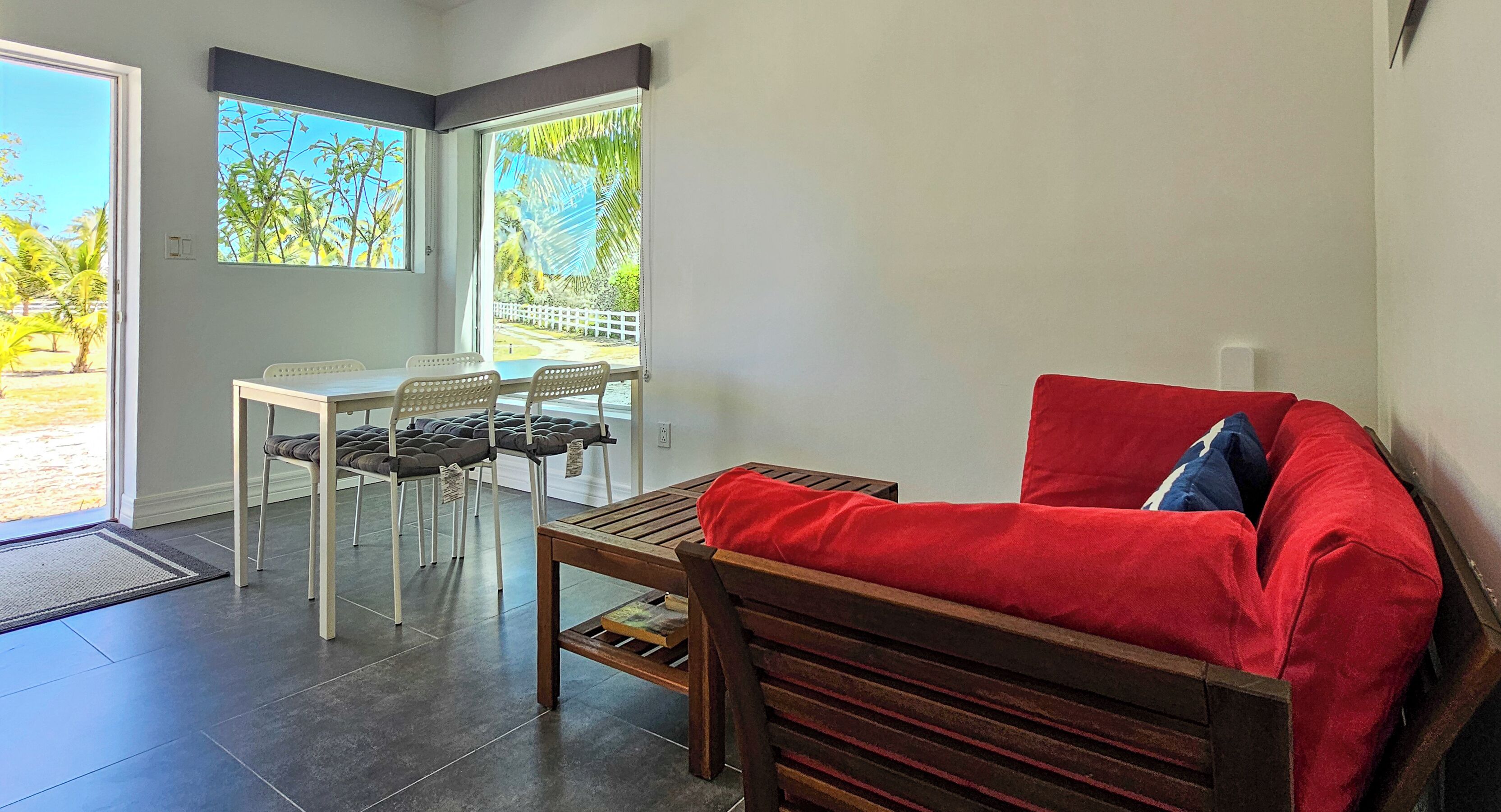 basic room, multiple beds, non smoking, beach view | in-room dining