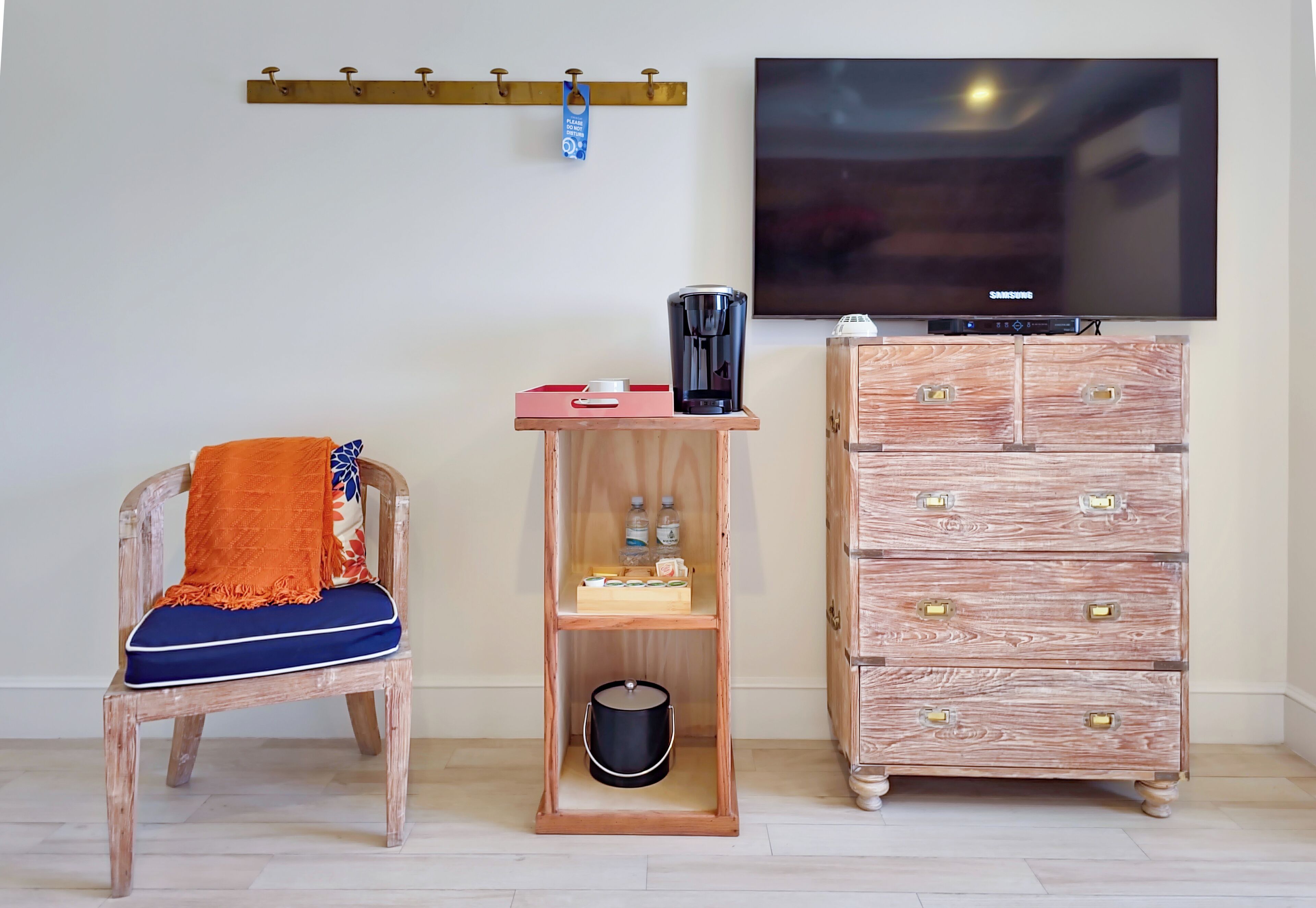 standard twin room, 2 single beds, non smoking, ocean view | iron/ironing board, free wifi, bed sheets