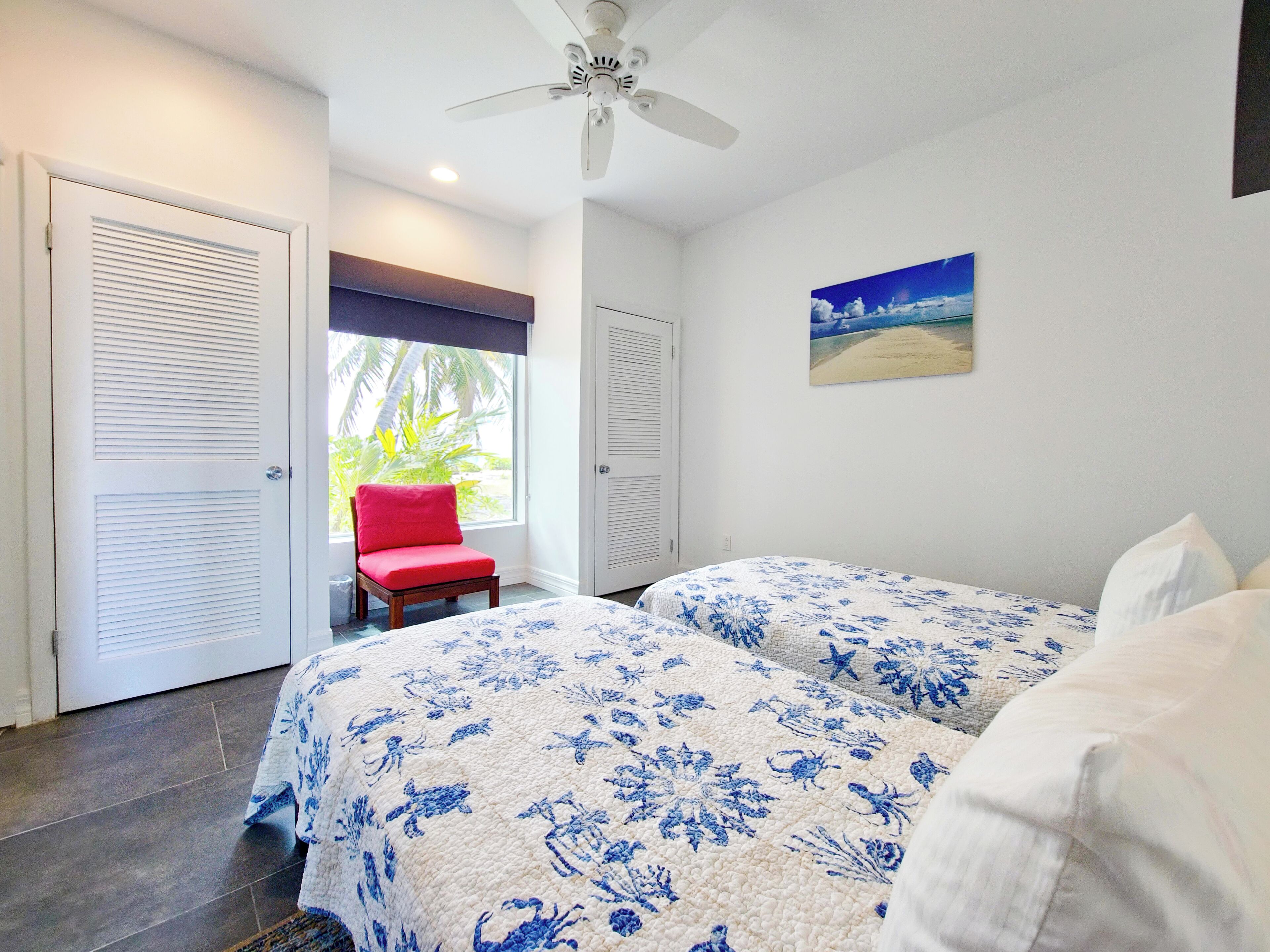 basic room, multiple beds, non smoking, beach view | iron/ironing board, free wifi, bed sheets