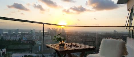 Appartement, 3 chambres | Vue du balcon