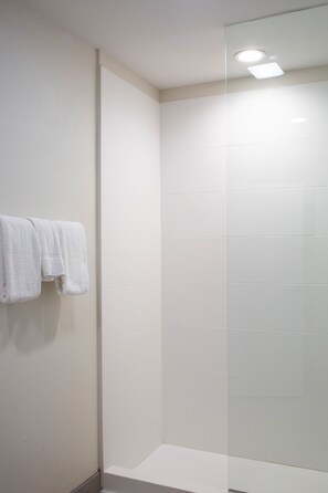 Bathroom shower - Palace Inn (El Paso)