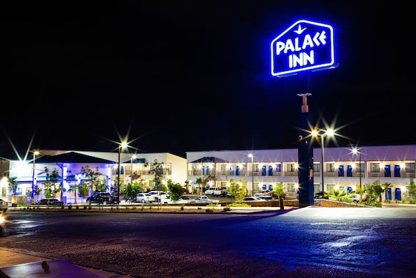 Front of property – evening/night