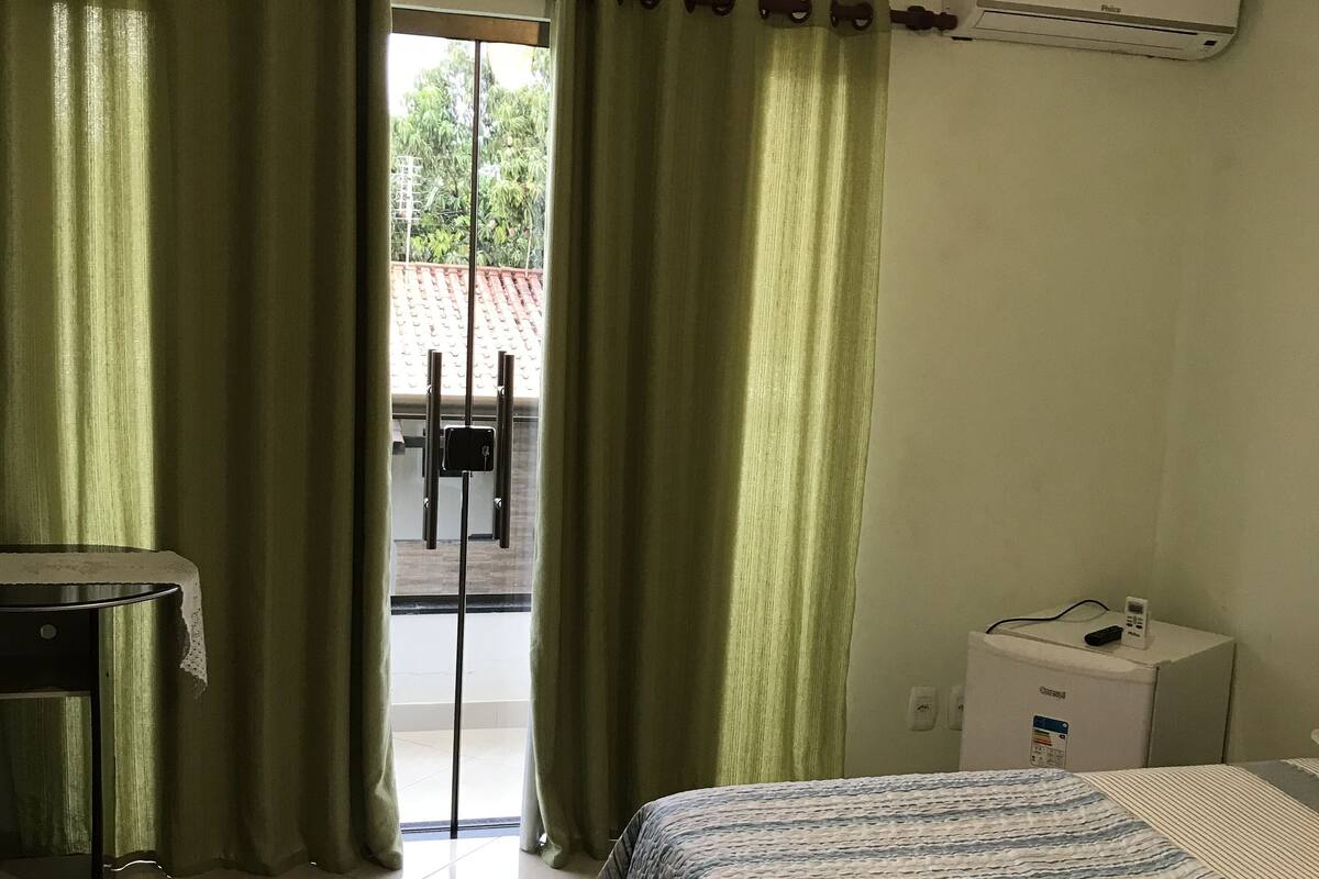 Desk, blackout curtains, iron/ironing board, free WiFi