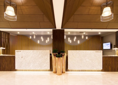 Reception. The Marison Hotel