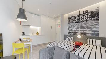 1 makuuhuone, silitysrauta/-lauta, Wi-Fi, vuodevaatteet