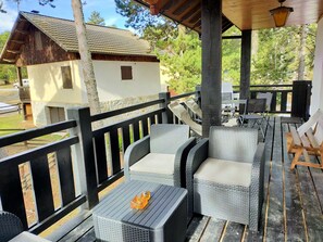 Outdoor dining - Luxurious chalet in a quiet and ideal location - Classified 4 * (Bolquère)