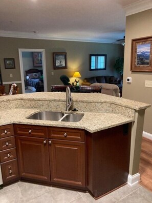 Interior - On the Green - 2 bedroom/2 bath condo overlooking the 9th green (Maggie Valley)