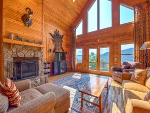 TV, fireplace, table football, offices