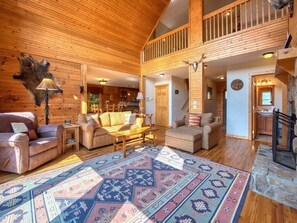 Interior - Appalachian View - 3BR, 2.5BA, VIEWS!, Private, Hot Tub, Fenced Yard, Fire Pit (Waynesville)