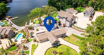 Pool, Putting Green, Wasserfall! 5 bd Luxus-Haus am Lake Hamilton