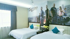 Design Twin Room | Desk, blackout curtains, free WiFi - Jianyi Hotel (Guangzhou)