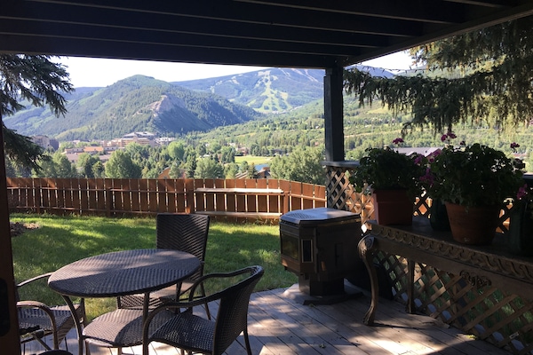 Summertime deck view