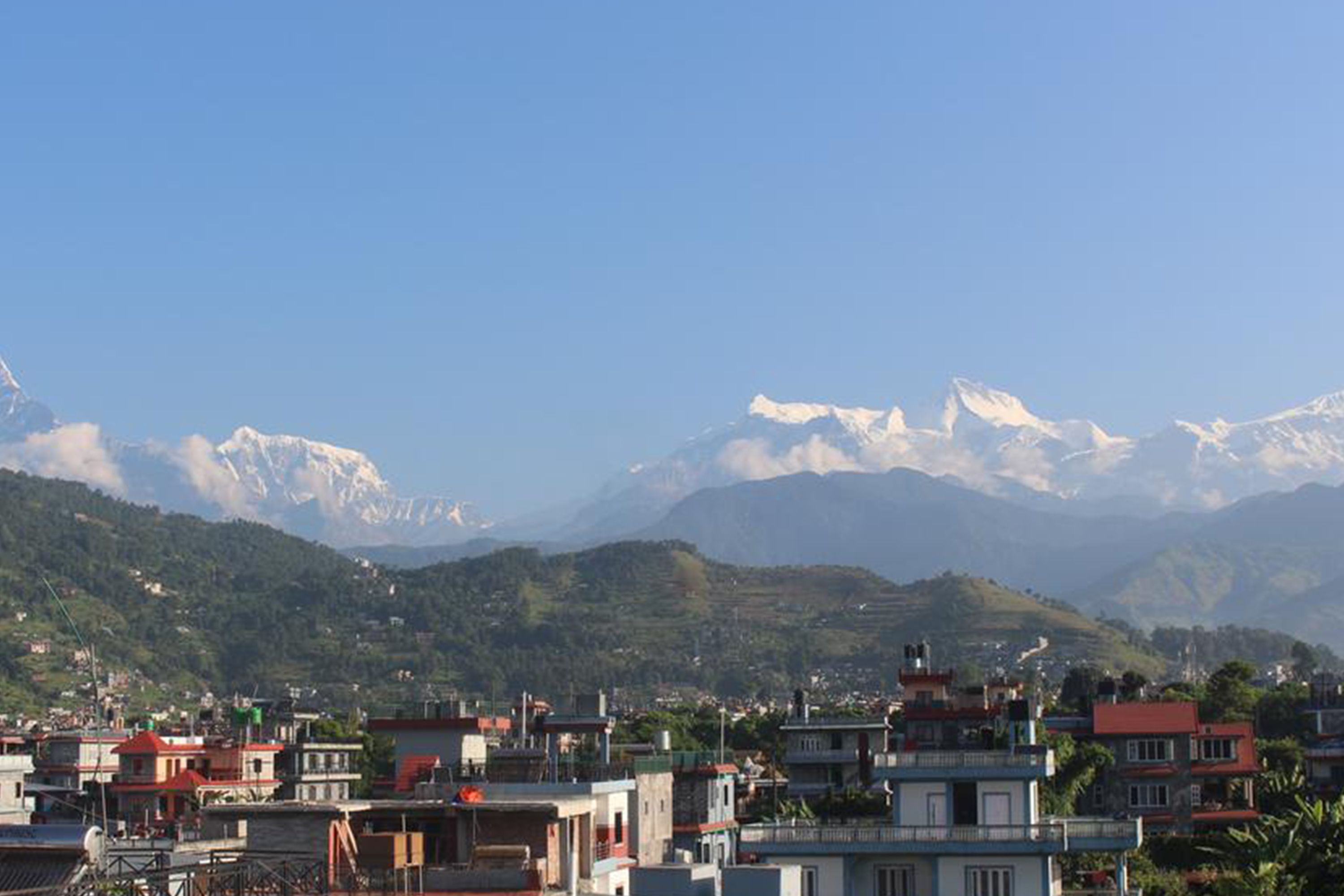 Vue depuis l’hébergement