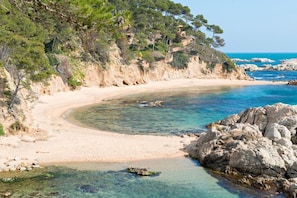 Tæt på stranden