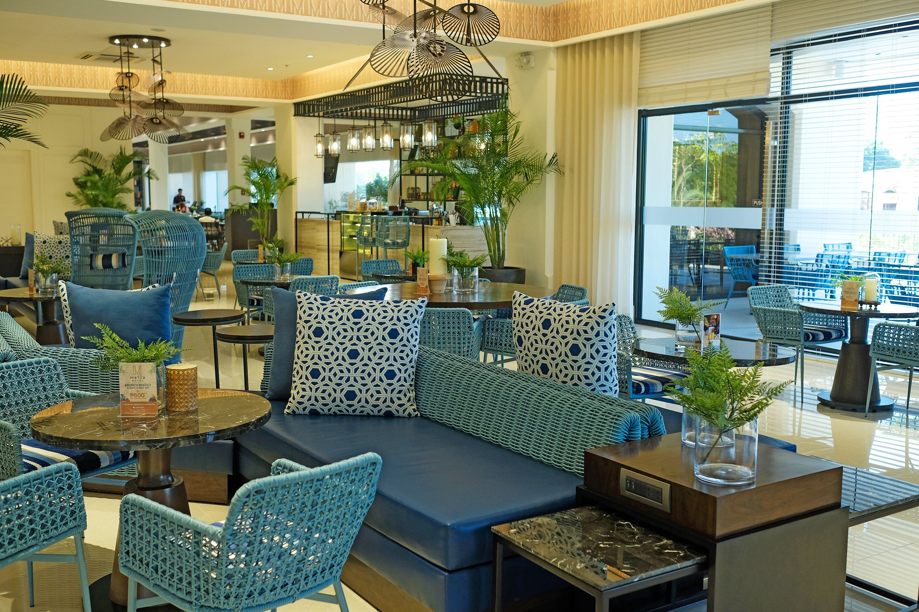 Coin salon dans le hall