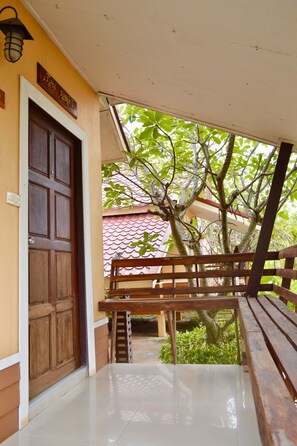 Standard Bungalow | Balcony - Rachiga Hotel Grand Resort (Sawang Daen Din)