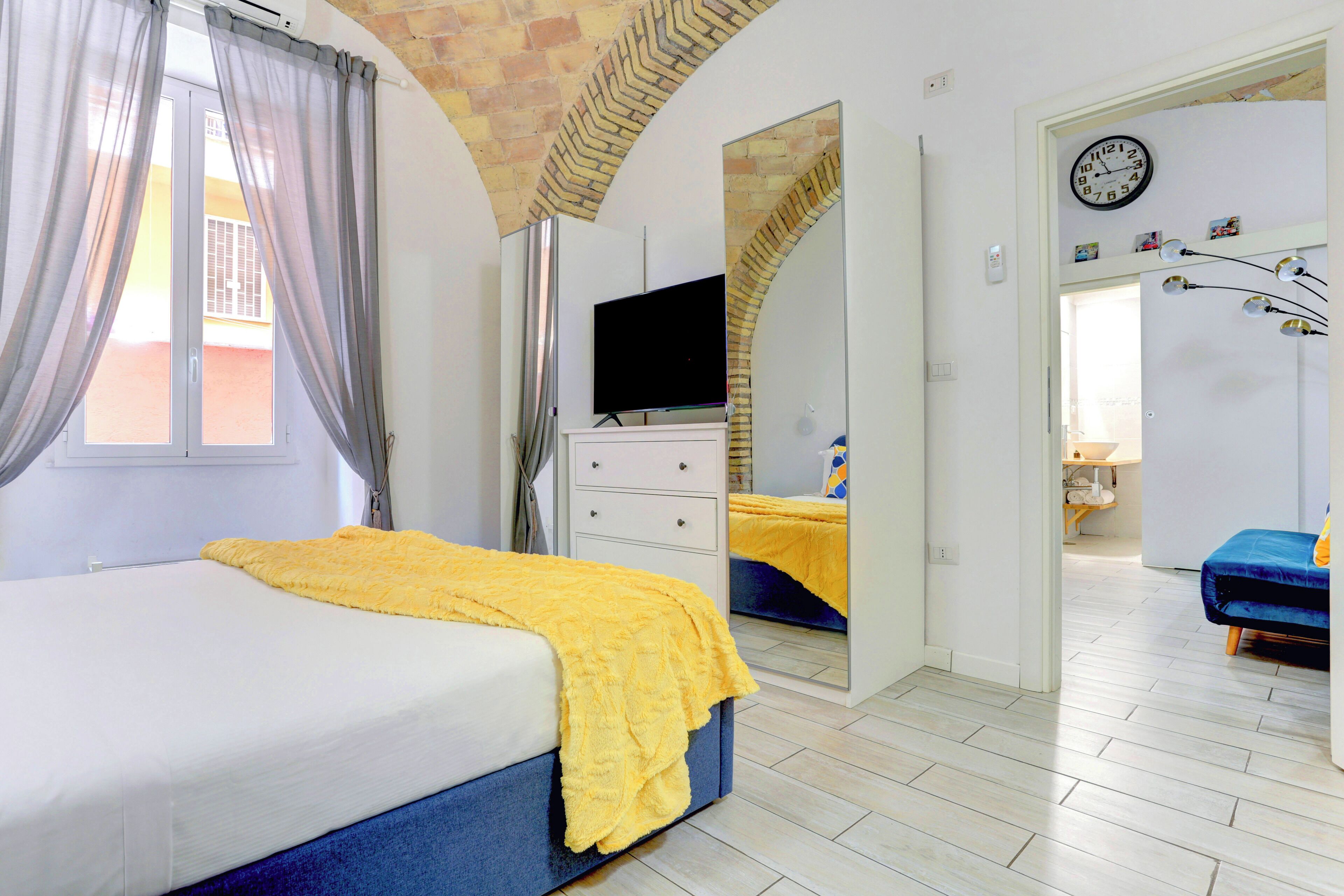 公寓, 1 间卧室 | 熨斗/熨衣板、旅行婴儿床、免费 WiFi、床单