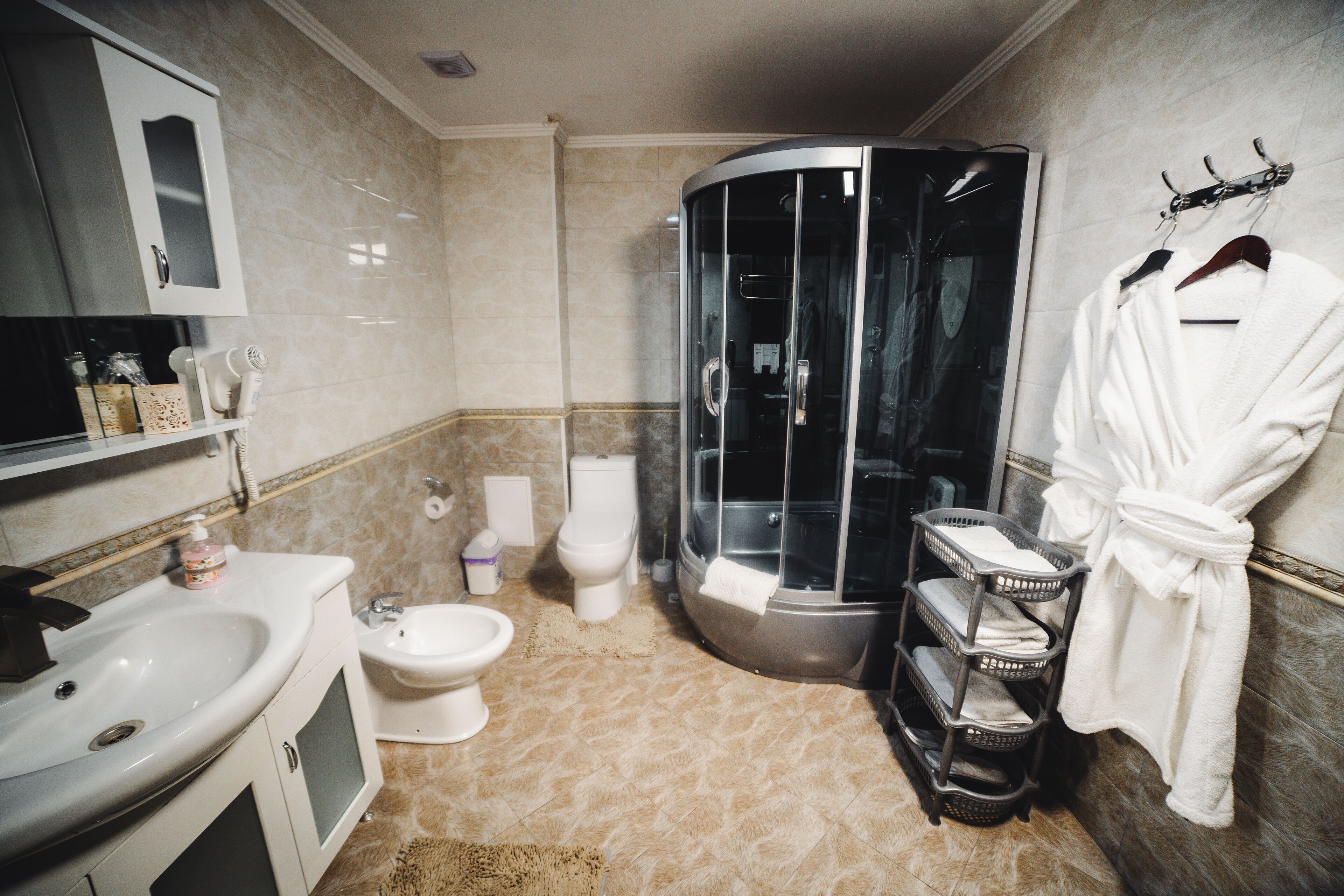 Deluxe Suite | Bathroom | Shower, free toiletries, hair dryer