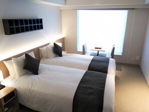 Down duvets, in-room safe, blackout curtains, iron/ironing board