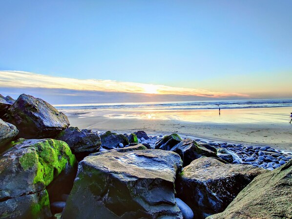 小屋, 独立浴室, 花园景观 | 海滩