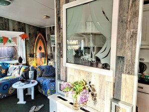 小屋, 独立浴室, 花园景观 | 酒廊