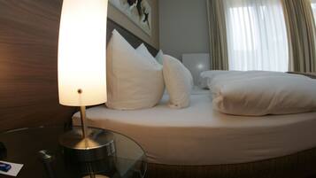 Superior-Doppelzimmer | Hochwertige Bettwaren, Daunenbettdecken, Pillowtop-Betten, Minibar