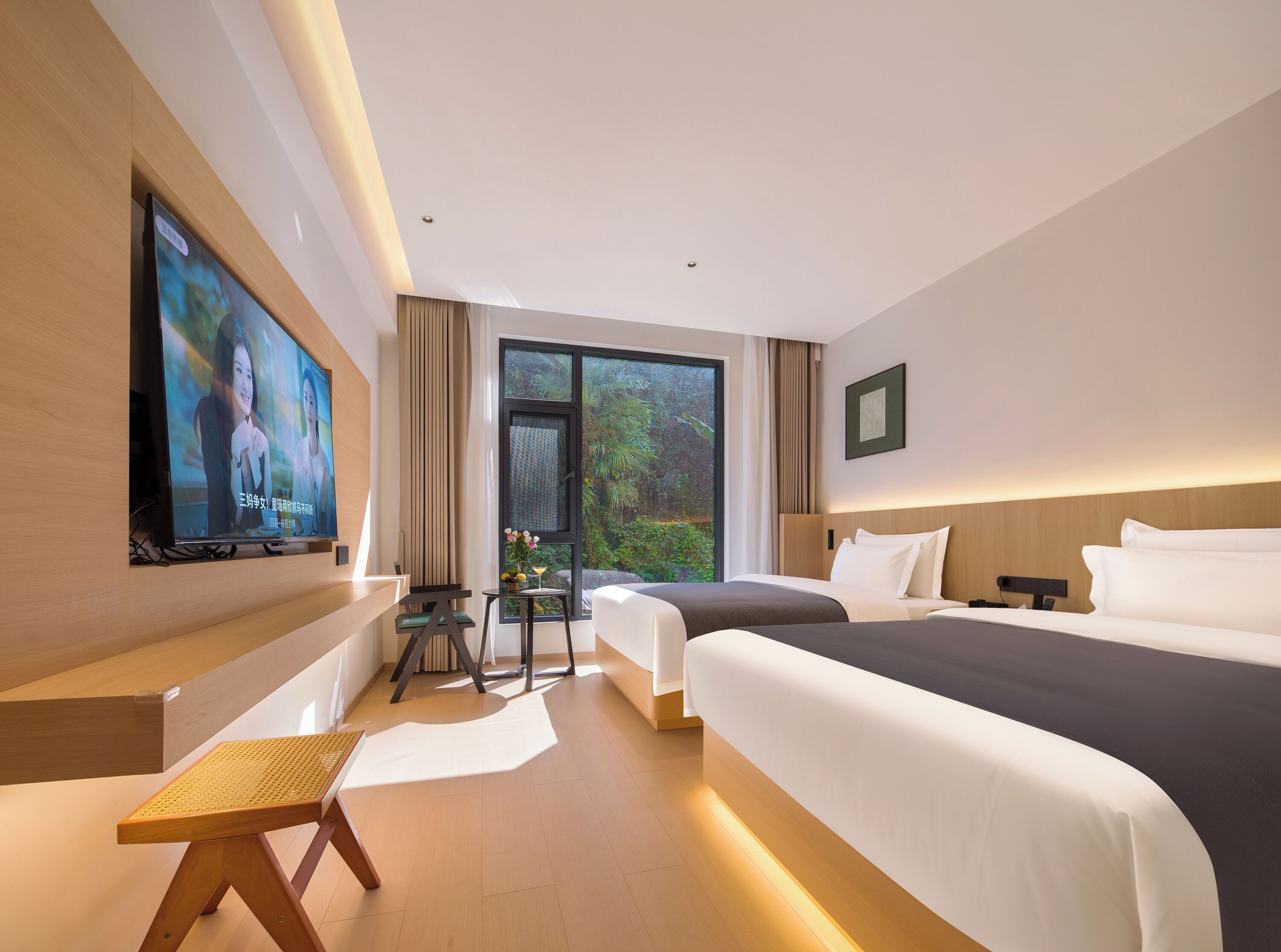 Comfort-værelse med 2 enkeltsenge | 1 soveværelse, premium-sengetøj, gratis Wi-Fi