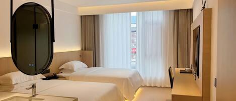 Habitación Confort con 2 camas individuales | 1 dormitorio, ropa de cama de alta calidad, wifi gratis