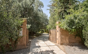 Majoituspaikan sisäänkäynti