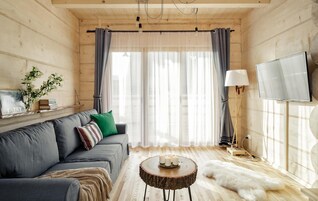 平板电视、壁炉