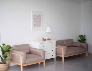 Sala de estar en el lobby