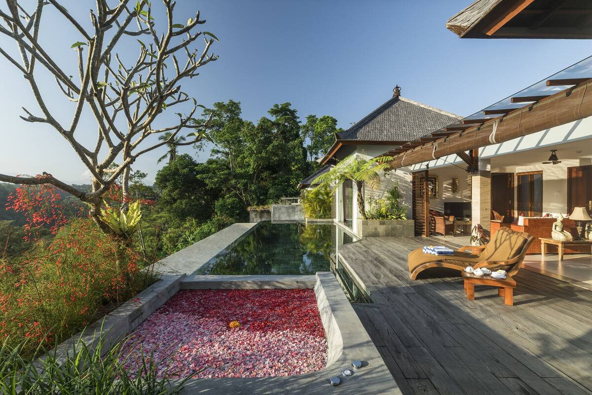 Villa, 2 soverom, privat basseng (Ayutterra) | Terrasse/patio