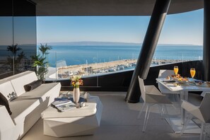 Deluxe Suite, 2 Bedrooms, Sea View | View from room - Posh Residence Luxury Suites (Split)