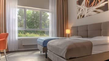 Habitación doble, con acceso para personas discapacitadas | 1 habitación y ropa de cama hipoalergénica