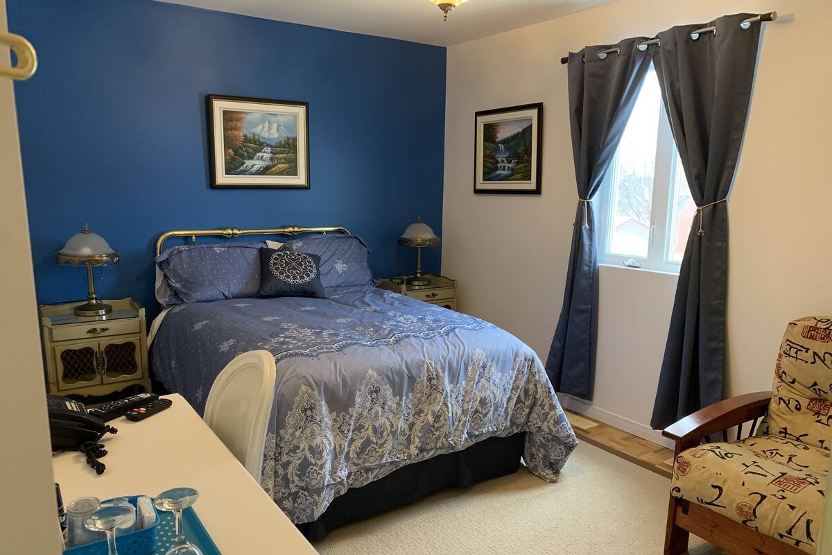 Desk, iron/ironing board, free WiFi, bed sheets