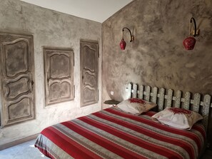 Canigou Family Room | Premium bedding, desk, soundproofing, iron/ironing board