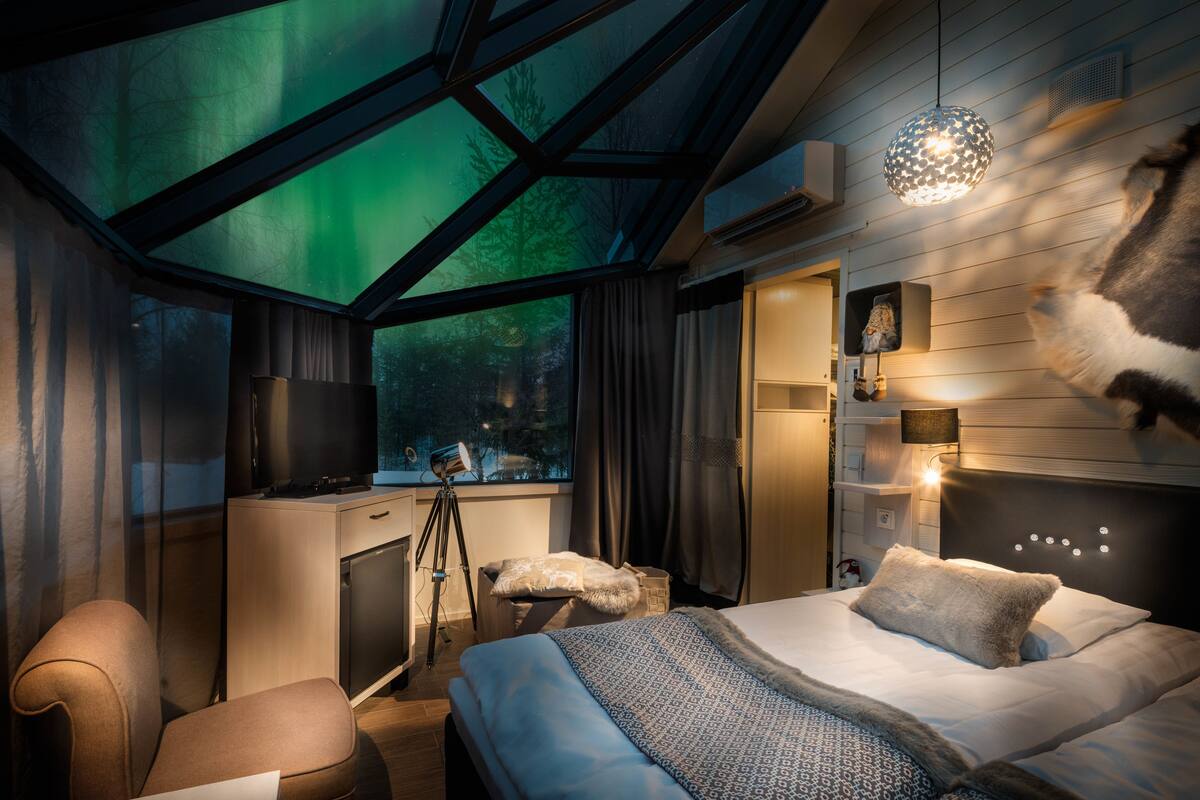 Premium Igloo with Sauna | 미니바, 방음 설비, 무료 WiFi, 침대 시트
