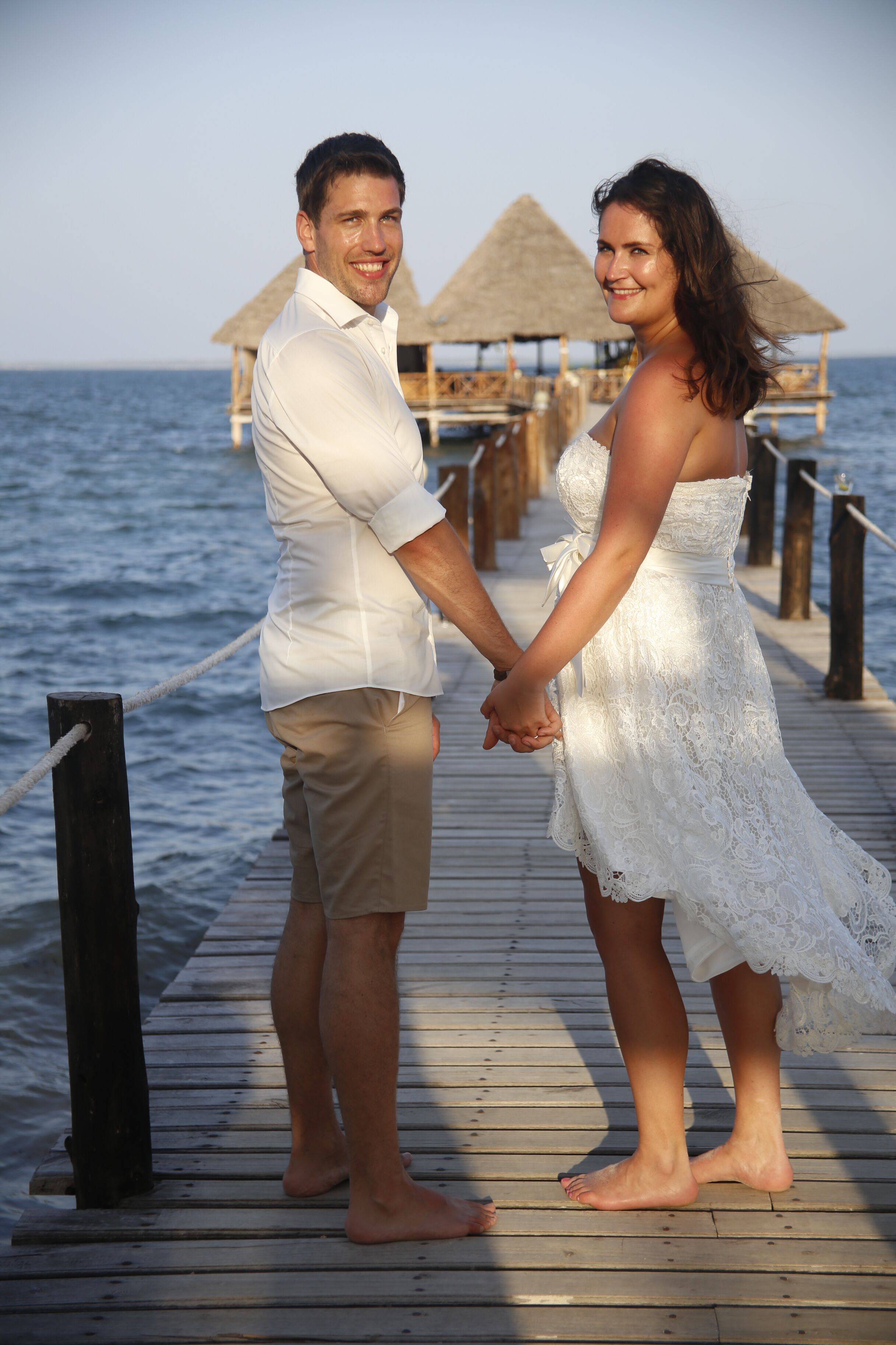 outdoor wedding area