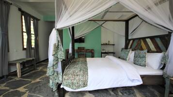 Chambre Double Premium, 1 chambre, vue océan | 1 chambre, couette en duvet d'oie, matelas mémoire de forme