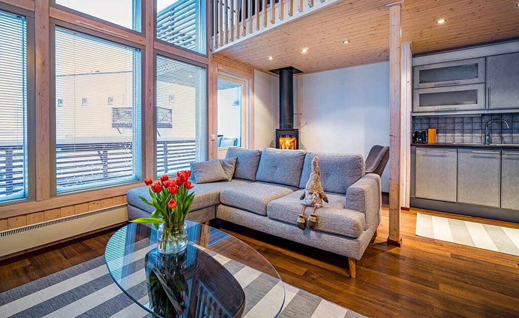 Chalet for 1-6 persons | Lydisolert, strykejern/-brett, wi-fi (inkludert) og sengetøy