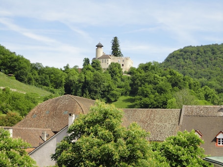 Blick von der Unterkunft
