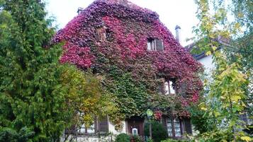 Chambre Double, salle de bains attenante (Jeanne de Ferrette) | Vue depuis l’hébergement