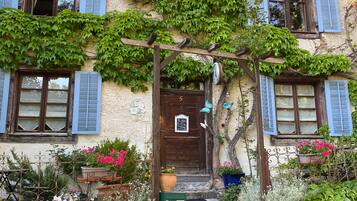 Blick von der Unterkunft