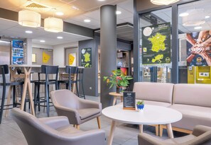 Sitteområde i lobbyen